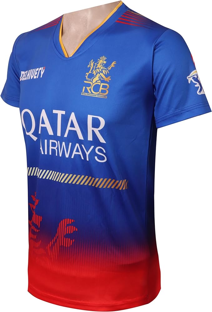 RCB VIRAT 18 Men's Cricket Jersey Half-Sleeve H56936