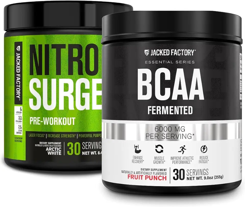 Arctic White Pre-Workout & Fruit Punch BCAA P4132