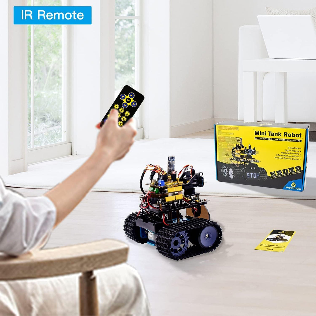 Mini Tank Robot Smart Car Kit for Arduino A29525