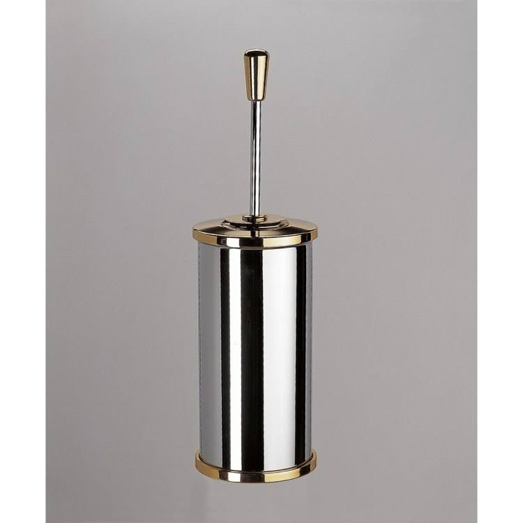 Gold Toilet Brush and Holder H621