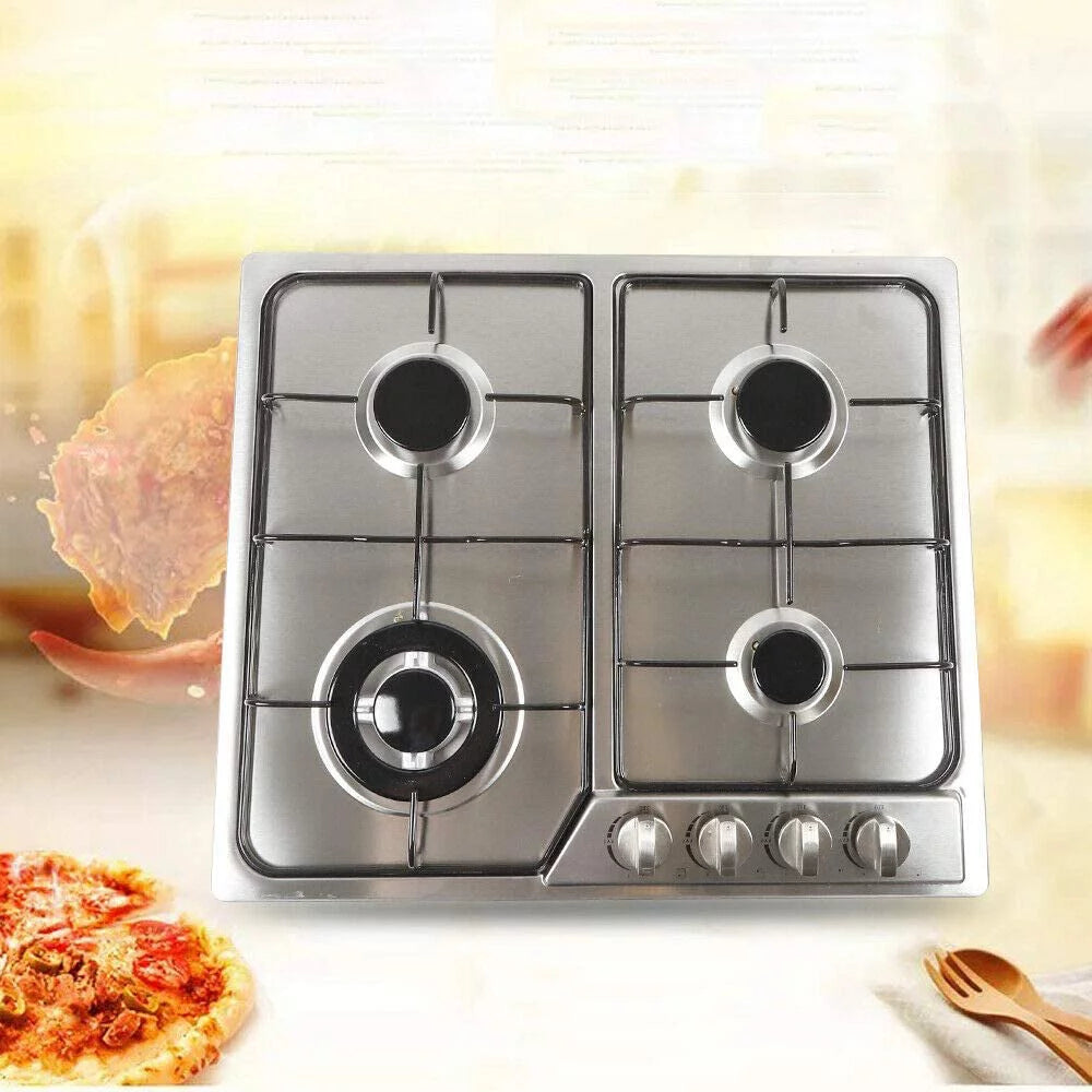 23" Stainless Steel 4 Burner Gas Cooktop N21106
